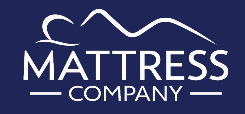 Mattress Company logo featuring a curved design above representing a head and pillow