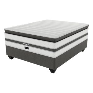 Restonic, Orthozone - Elysian Dual Spring Micro Pocket Pillow Top, Base and Mattress - Three Quarter 107cm, Standard Length
