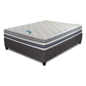 Cloud Nine, Chateau Euro Latex Pillowtop, Base and Mattress - Single 92cm, Extra Length