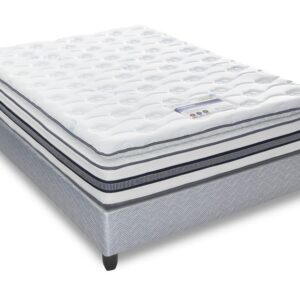 Cloud Nine, Chateau Euro Latex Pillowtop, Base and Mattress - Super King 200cm, Extra Length