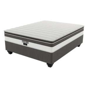 Restonic Memory Sense Plush Base and Mattress - Queen 152cm, Standard Length