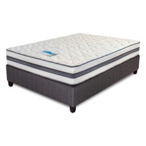 Cloud Nine, Blue 50th Firm Dual, Base and Mattress - Three Quarter 107cm, Extra Length