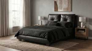 Montana Bed Frame - Queen - Black