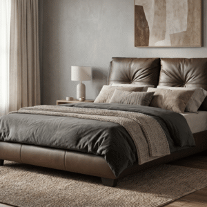 Montana Bed Frame - Queen - Brown