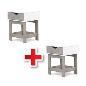 Stanford Pedestal  (1 Drawer) - Set of 2 Pedestals