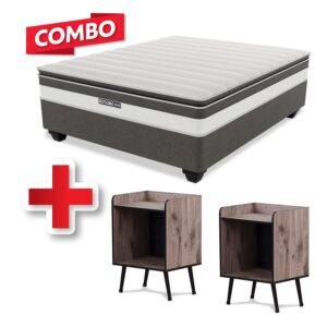 Memory Sense Plush Double Base Set & 2 Duke Pedestals