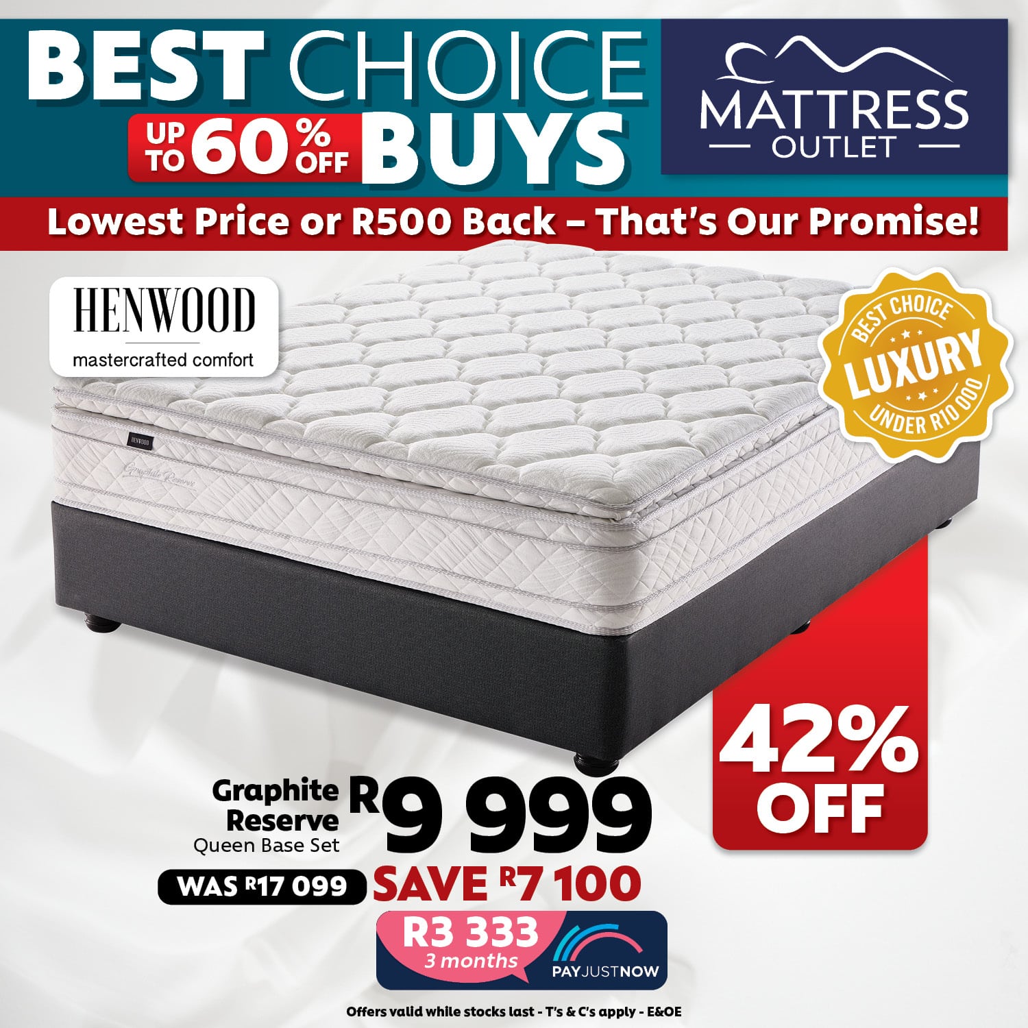 Henwood, Graphite Reserve, Base and Mattress - Image 2