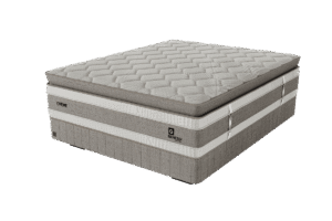 Genessi, Crème, Base and Mattress - Single 92cm, Standard Length