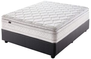 Henwood, Graphite Essential Pillow Top, Base and Mattress - Queen SL